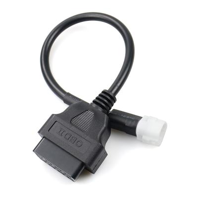 China 16 Pin Female Extension Opening Cable OBD2 Motorcycle Cable For YAMAHA 3pin 4pin to 16pin OBD2 OBD Extension Cable for sale