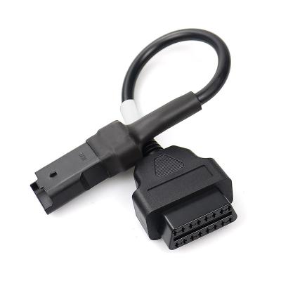 China Motorcycle Cables Wholesale 4 Pin To 16 Pin OBD Diagnostic Cable Adapter For Ducati Motorcycle for sale