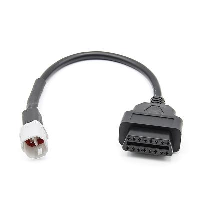 China For Yamaha Motorcycle Factory Wholesale 4 Pin To OBD Diagnostic Cable Adapter For Yamaha Motorcycle for sale