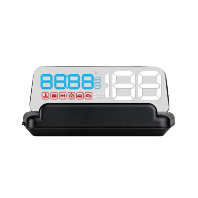 China Eliminate Fault Code Projection OBD2 Digital Car Speed ​​Projector On-Board Computer Computer Fuel Mileage Hud Head-Up Display With Mirror for sale