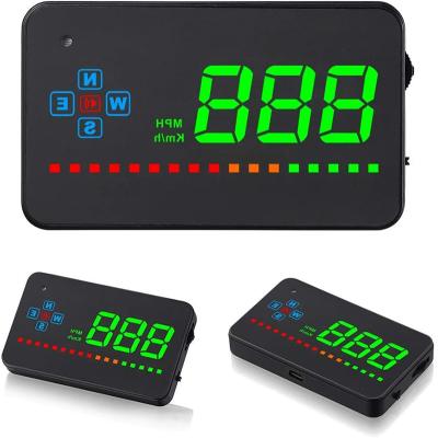 China Clock GPS Tachometer Windshield Screen HUD Head Up Display Projector For All Cars for sale