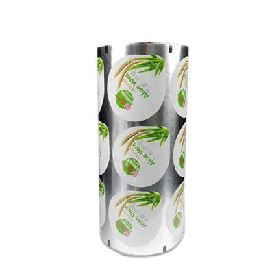 China Composite Film For Automatic Packaging Machine DeLuTe China Factory Customized Food Grade Printing Aluminum Foil Cup Seal Bopp Coffee Tea Packaging Laminated Film Roll for sale