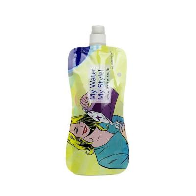 China Barrier DeLuTe China Factory Customized Food Grade Plastic Pouch Cosmetic Cream Packaging Bag With Spout for sale