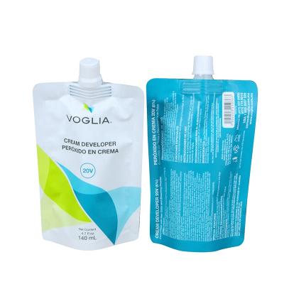 China Barrier DeLuTe China Factory Customized Plastic Liquid Wash Packaging Bag Spout Bag for sale