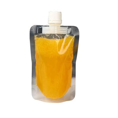 China DeLuTe China Factory Customized Spout Barrier Flexible Vertical Liquid Bag Hand Plastic Spout Bag for sale