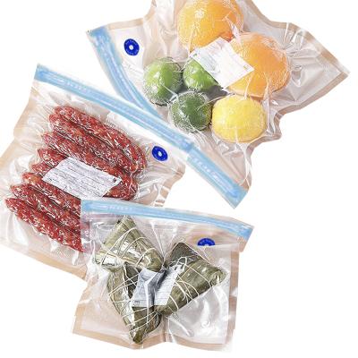 China Delute China Factory Customized Barrier Online Shopping And Printing Cheap Plastic Food Vacuum Bag for sale