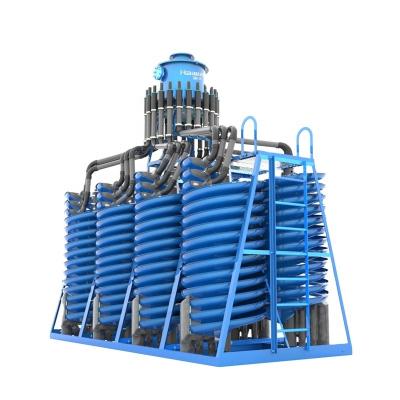 China Iron Separator Spiral Spiral For Washing Pyrites Gravity Separator Spiral Chute for sale