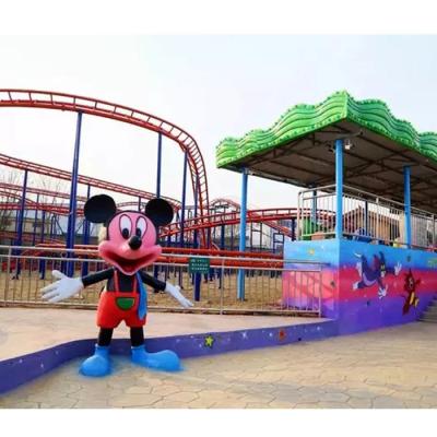 China 38*38m factory direct sales amusement park amusement crazy mouse roller coaster for sale for sale