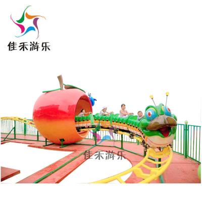 China Kids Amusement Park Rides Factory Price Amusement Park Ride Mini Roller Coater Worm Roller Coaster for Kids and Adults for sale