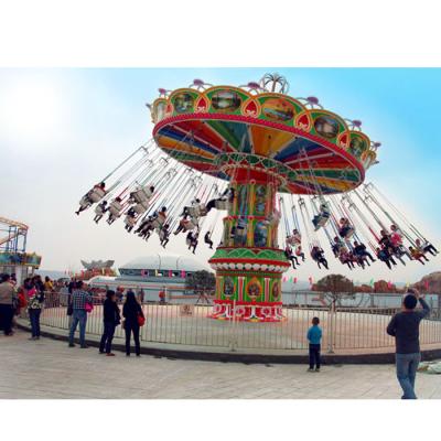 China FRP+steel fairground adult swing rides luxury flying chair spinning rides for outdoor park for sale