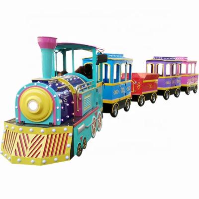 China Theme Parks Amusement Park Amusement Mall Electric Trackless Train for sale