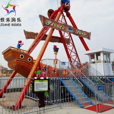 China 2021 Latest Glass Amusement Park Ride 24 Seats Pirate Ship Swing Viking Ship For Sale for sale