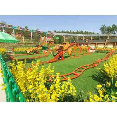 China Hot Selling Theme Park Amusement No-strength Equipment Mini Roller Coaster For Sale for sale