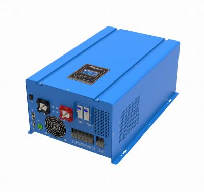 China 120Vac 220Vac Or 6000W 6000 Watt 6kW Inverter 80A MPPT Split Phase Transformer Hybrid Solar Solar Controller 574*385*237 mm for sale