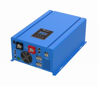 China 24Vdc 2000W 2000 watt 2kW with 35A MPPT solar charge controller low frequency hybrid inverter 120Vac or 230Vac 500*350*191 mm for sale