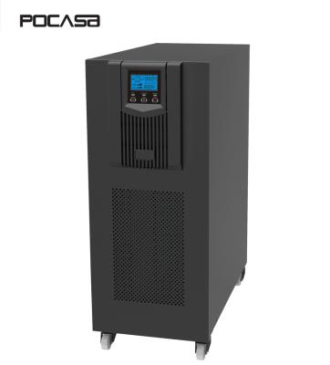 China Telecommunication Batteries 10kVA 10 KVA 10000VA 8000W UPS Power Integrated LCD Display Online for sale