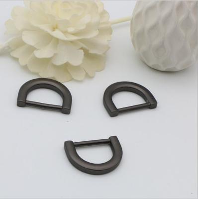 China Handbag accessories zinc alloy gun metal color 19.4mm D-ring for Sale for sale