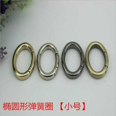 China Fashion Strong Zinc Alloy Purse Making Hardware Spring Opening O Rings 29MM For Strap for sale