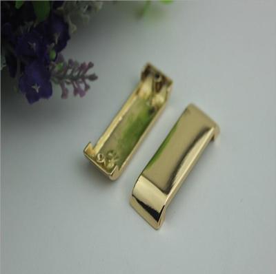 China High polishing light gold color inner size 40 mm bag metal arch bridge with zinc alloy for sale