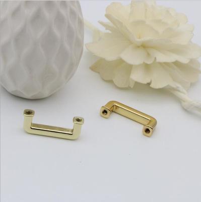 China High end zinc alloy light gold 19 mm square metal arch bridge buckle with best price for sale