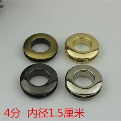 China Factory manufacturing multi color zinc alloy handbag 15 mm metal round eyelets with screws for sale