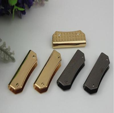 China Bag parts & accessories light gold metal corner protector 37 mm length with high quality for sale