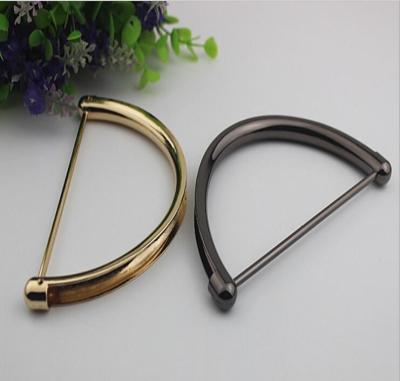 China Hot selling bag hardware high plating gold & gunmetal color clutch bag with handle for sale