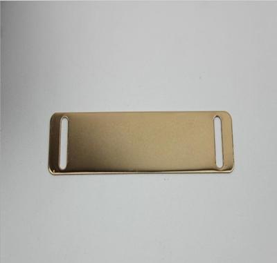 China Shoes hardware accessories 80mm length gold iron metal buckle for shoelace for sale