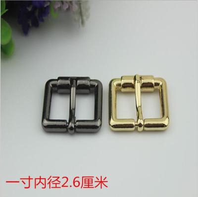 China OEM ODM Zinc Alloy 1 Inch Gold Bag Cheap Metal Pin Belt Buckle for sale