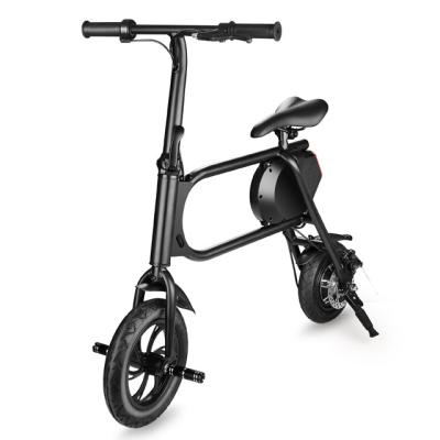 China Lithium Battery Inflatable Electric Scooter 2 Wheel Electric Bike with Front LED Light for Kid and Adult 97*49*94cm for sale