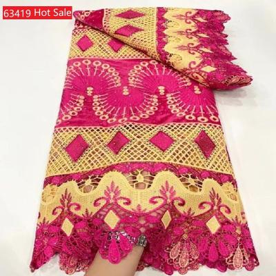 China Wholesale High Quality Breathable Unique Nigerian Home Fabric Textile Design Water Soluble Flannel Flannel for sale