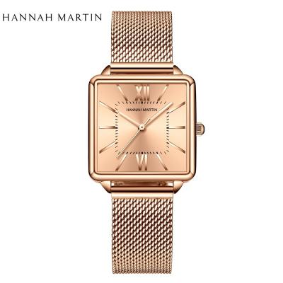 China 021 Calendar 021 High Quality Luxury Quality Hannah Martin Water Resistant 3atm Brand Your Own Strap Fashion Wristwatches for sale