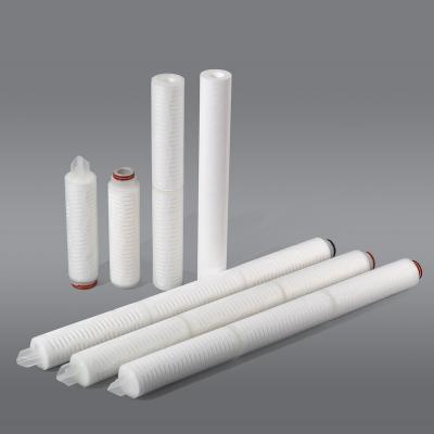 China China Manufacturer High Quality Micro Liquid PP Pleated Filtration Filter Cartridge Water Filter Element For Reverse Osmosis System Water for sale