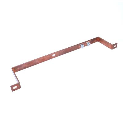 China Customized Threaded Battery Connection Battery Tinned Copper Busbar For New Energy Vehicle for sale