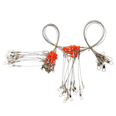 China Crimp Sleeve Tackle Lure Swivel Snaps Beads Standard High Strength Sea Fishing Tackle Leader Line Fishing Bottom Rig for sale