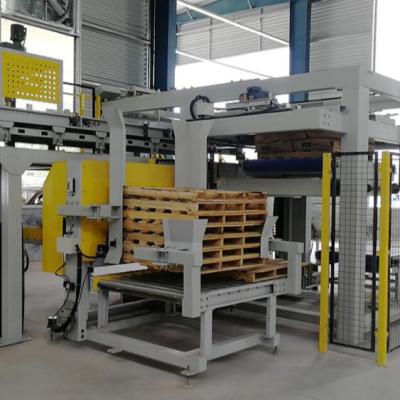 China High-Level Palletizing System with Wrapping Machine for sale