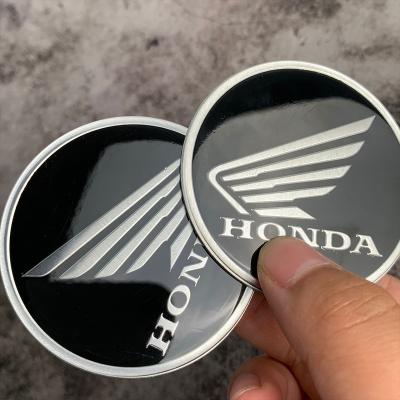 China 2PCS ABS Symbol Badge Motorcycle Fuel Tank Logo Decal Sticker Wing Fairing Cover For Honda 60mm as you choose for sale