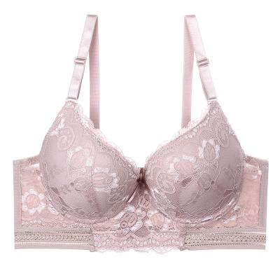 China Wholesale QUICK DRY lace underwear woman bra set sexy lift up padded bra underwire C cup big plus size bra for sale