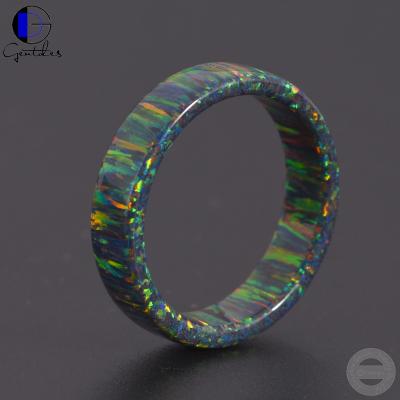 China Gentdes CLASSIC Opal Ring Wedding Band Jewelry Customized for sale