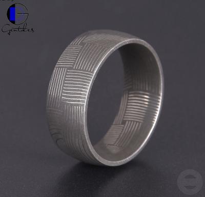 China CLASSIC Jewelry Wholesale Gentdes Handmade Comfort Fit Damask Ring for sale