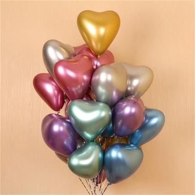 China Decoration balloons Ychon heart latex balloons 10 inch to celebrate latex balloons heart latex balloons for sale