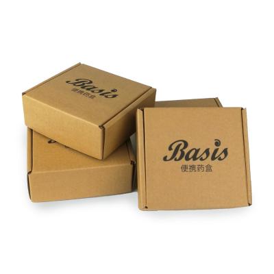 China Recyclable Packing Box Food Apparel Kraft Paper Express Packing Box Corrugated Aircraft Box for sale