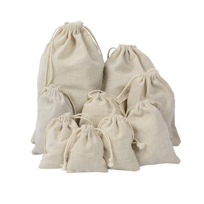 China Manual Pocket Yellow Canvas Drawstring Package Storage Cotton Brocade Bag Cotton Brocade Stationery Canvas Storage Bag for sale