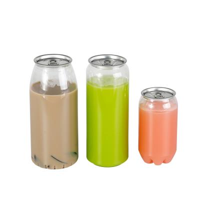 China food & Beverage Packaging Flat Bottom Disposable Pop Can Canned Beverage Bottle Brew Beer Bottle Soda Milk Transparent Tea Pop Box for sale