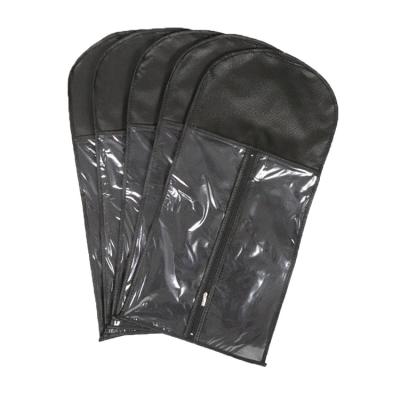 China Waterproof Dustproof Dustproof Cover Bag Folding Hair Extensions Storage Bag Portable Wig Bag Storage With Hanger for sale