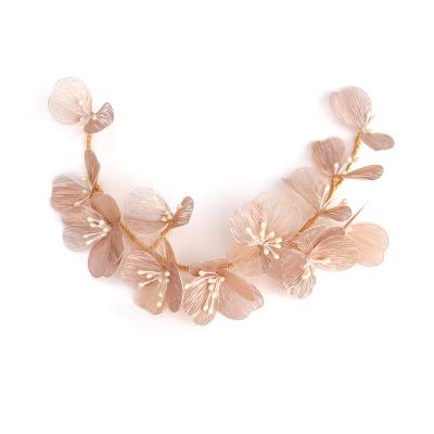 China Vintage RE3652 Korea Wedding Rose Flower Bridal Headpiece Headbands Princess Bridal Hair Tiara for sale