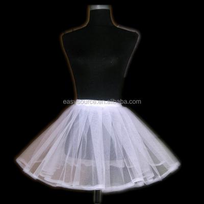 China 2014 Hot Sale Girls Underskirt Charming Fit White Crinoline Tulle Petticoats For Ballet for sale