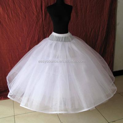 China White Bridal Petticoat Crinoline Puffy Wedding Dress Puffy Petticoats For Ladies for sale