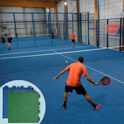 China Anti Slip Paddle Indoor Outdoor Acrylic Paddle Court Portable Tennis Court Floor Mat for sale