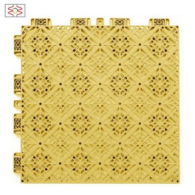 China Several Patents PP Interlocking Gym Sports Flooring For Outdoor Basketball Court Flooring for sale